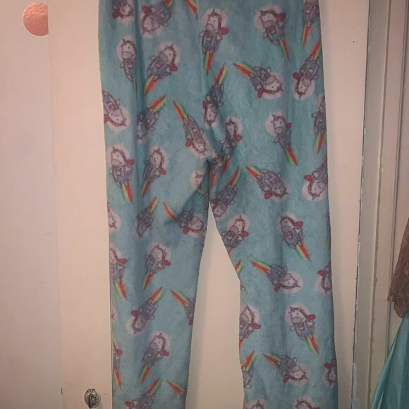 Unicorn Pajama Fleece Pants - Picture 4 of 4